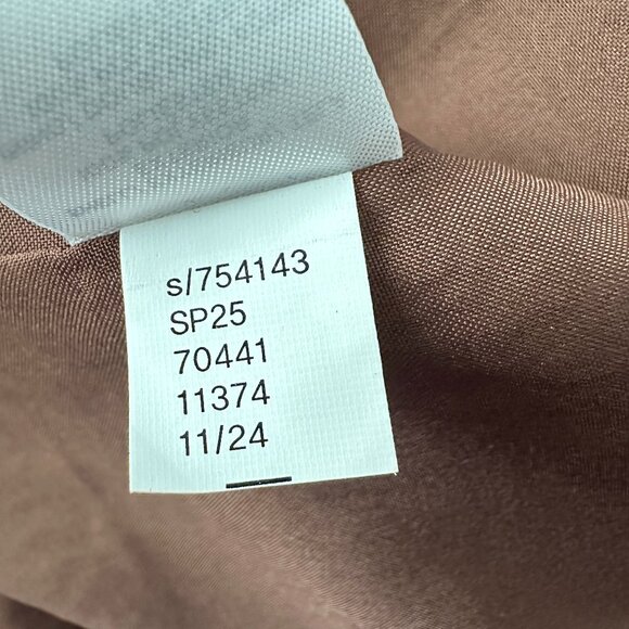 NWT 2025 Ann Taylor LOFT Brown Tweed Double Breasted Jacket Women's LARGE - Picture 6 of 7